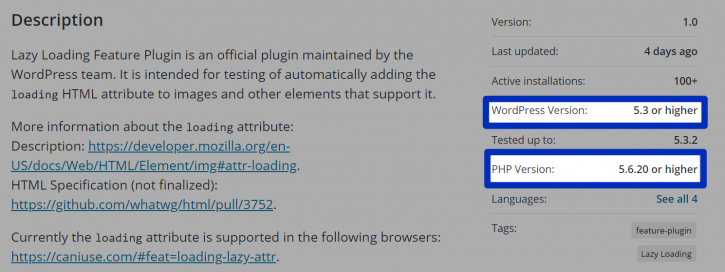 Lazy Loading Feature Plugin