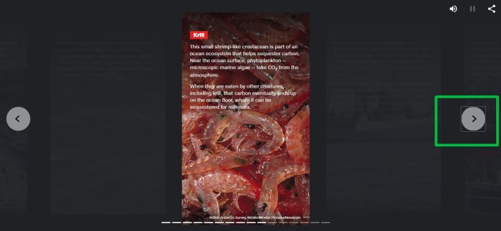 Пример использования Web Stories на сайте CNN