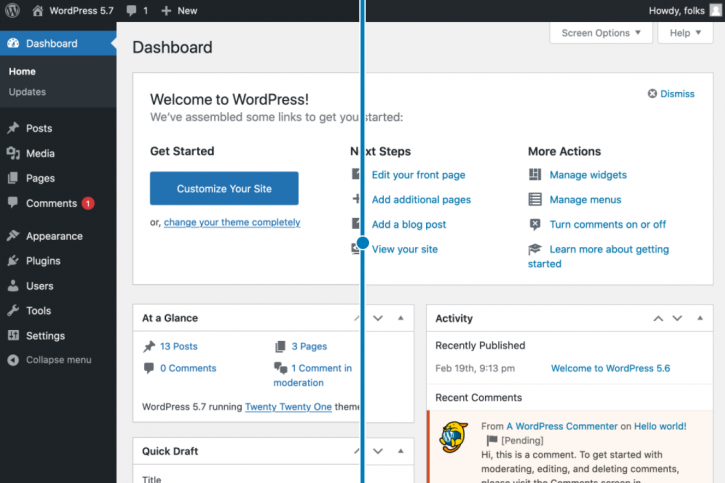 новая версия WordPress