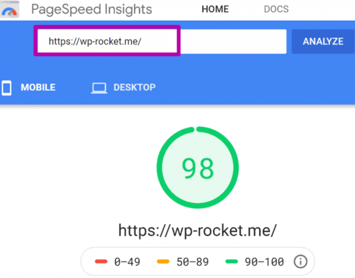 PageSpeed Insight