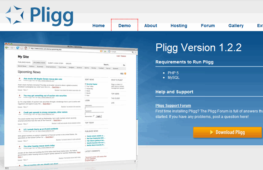 Forum hosting. Pligg. Cms движок. Cms для соц сетей a. Pligg 2021.