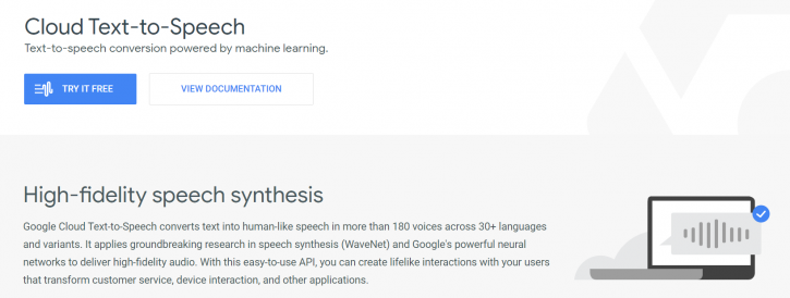 Cloud Text-to-Speech