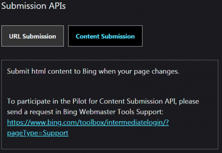 Submission API