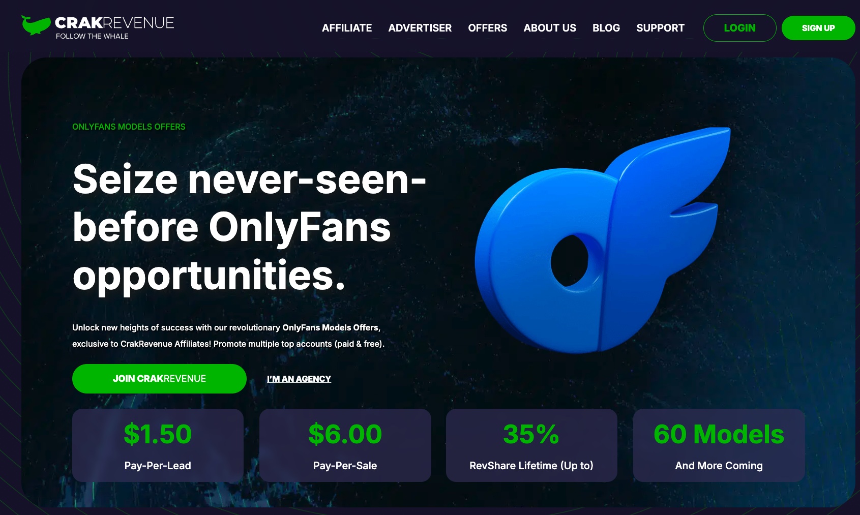 CrakRevenue партнерка для онлифанс