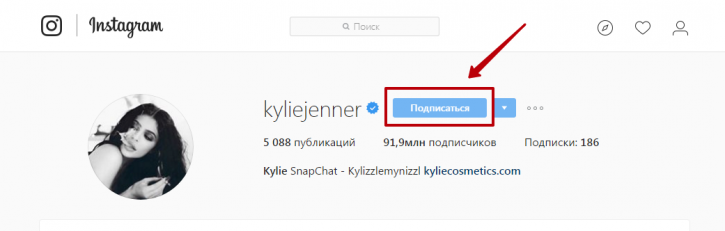 подписчики в Instagram