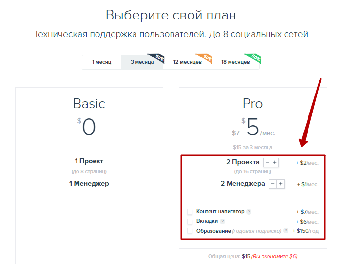 тарифы