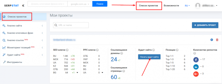 Как проводить аудит сайта? serpstat