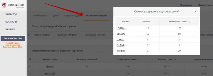 Акционные портфели