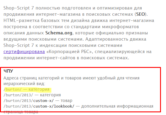 ЧПУ ссылки