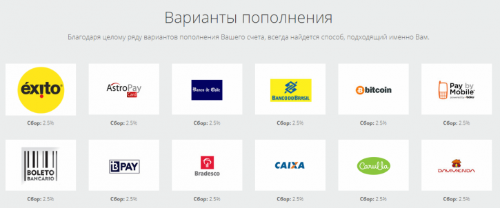 пополнение кошелька