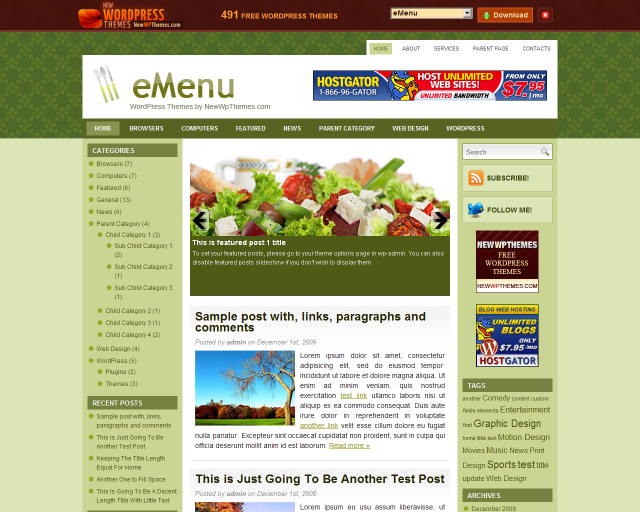 кулинарная тема