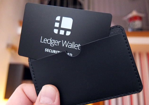 Карта безопасности Ledger Nano