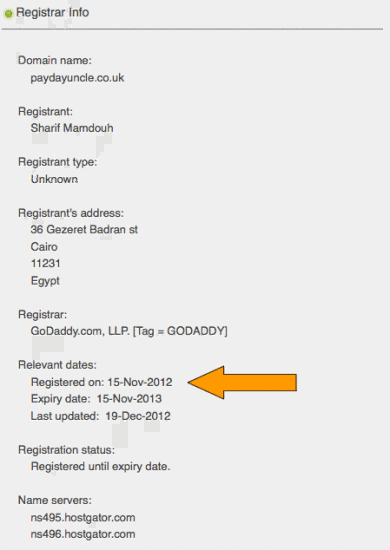 whois