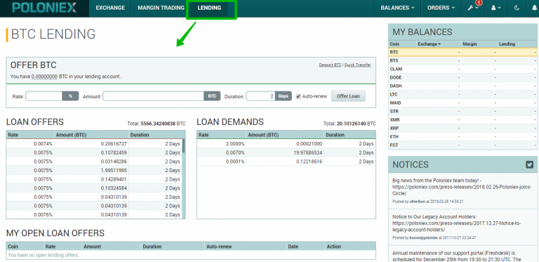 Poloniex twitter