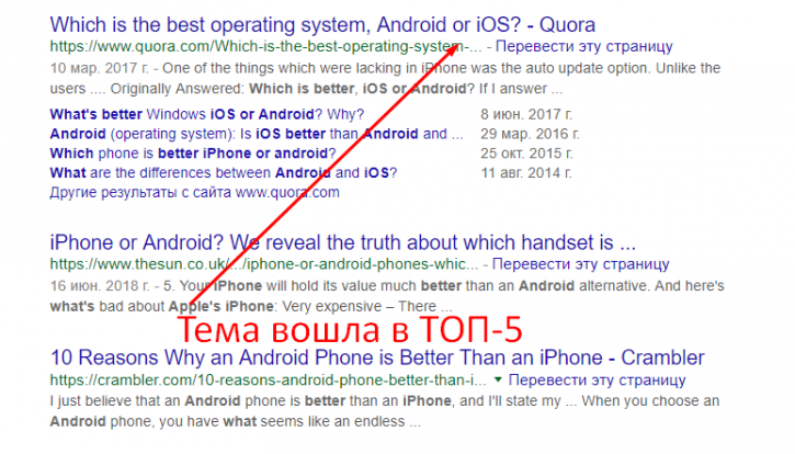 топ 5